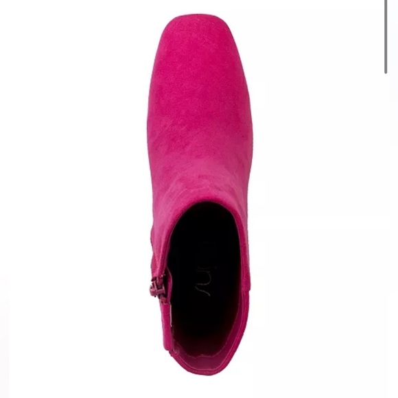 NWT Women's Element Square Toe Dress Booties fuchsia - Picture 4 of 7